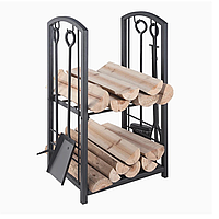 Підставка для дров Kaminer 8785 Дровяна металева Предмети для каміна Камінні аксесуари Сучасний дровник