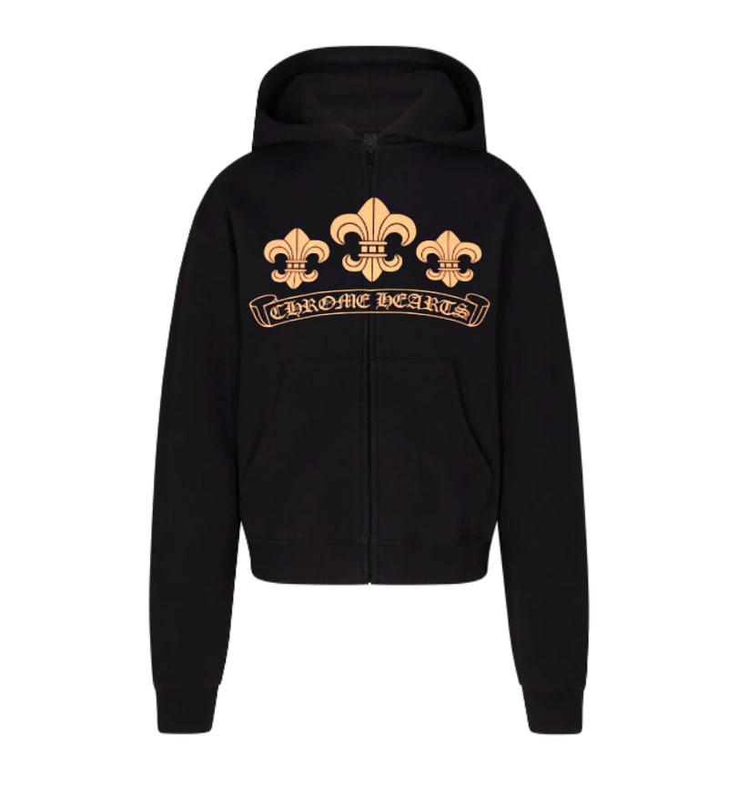 Чоловічий зіп-худі Chrome Hearts