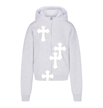 Чоловічий зіп-худі Chrome Hearts, фото 1