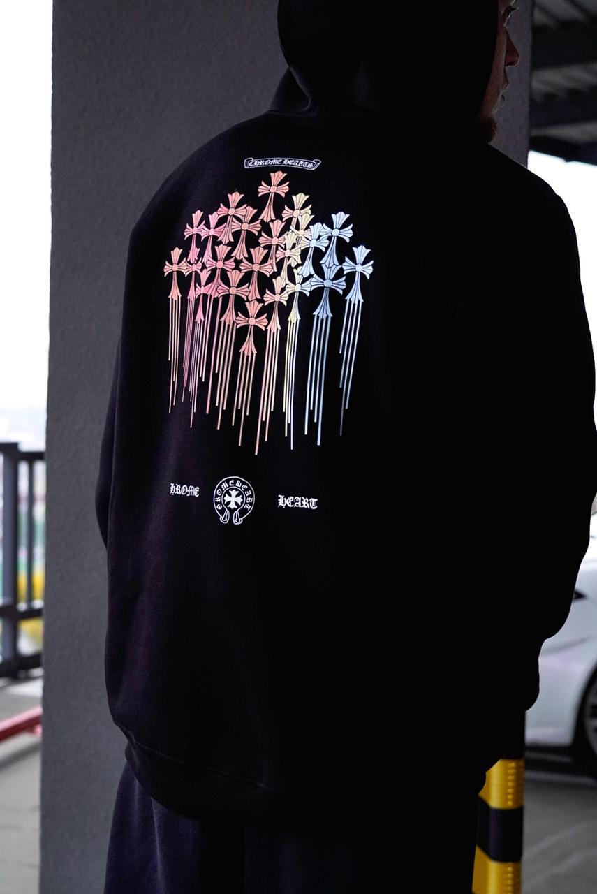 Чоловічий зіп-худі Chrome Hearts