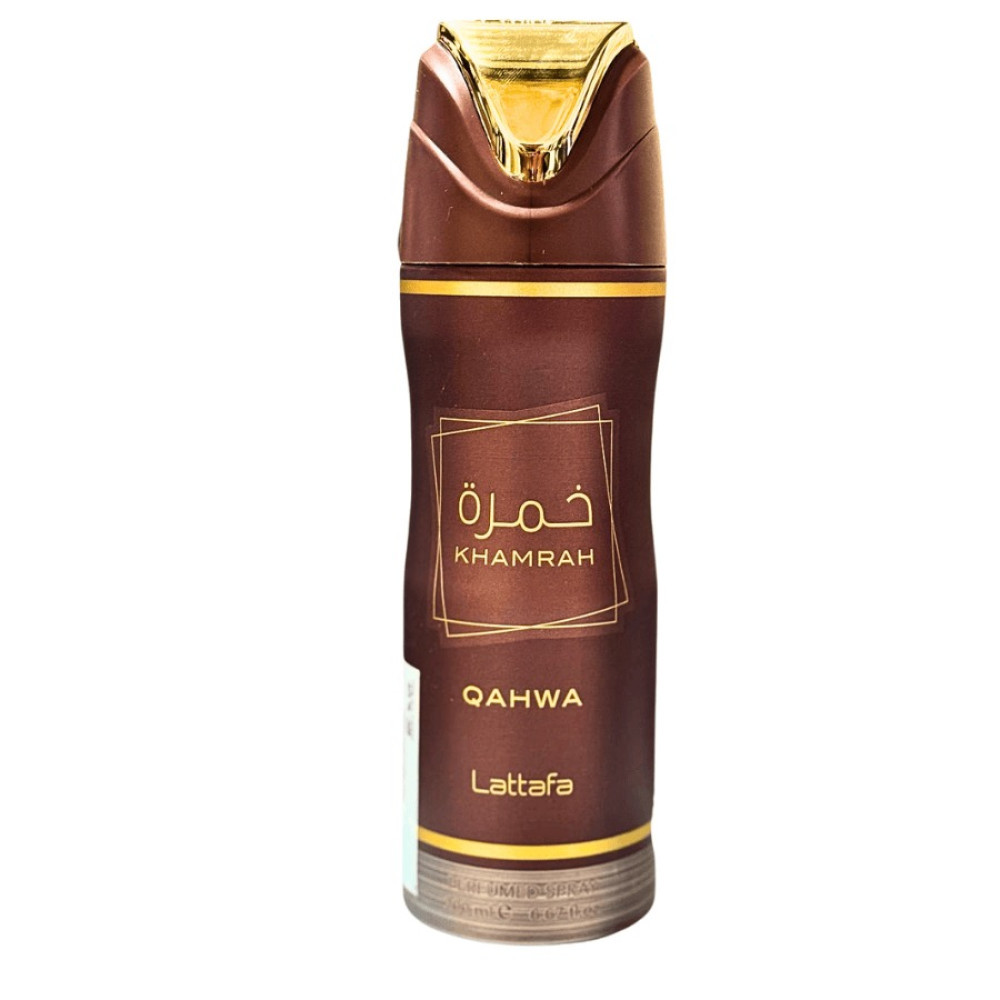 Lattafa Perfumes Khamrah Qahwa Парфумований дезодорант, 200мл, фото 1