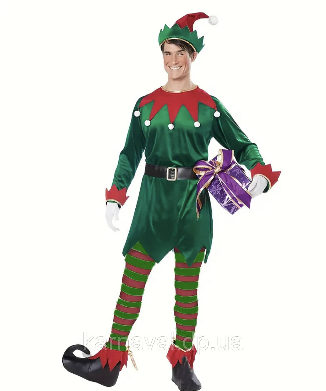 Костюм Ельф різдвяний напрокат, фото 1