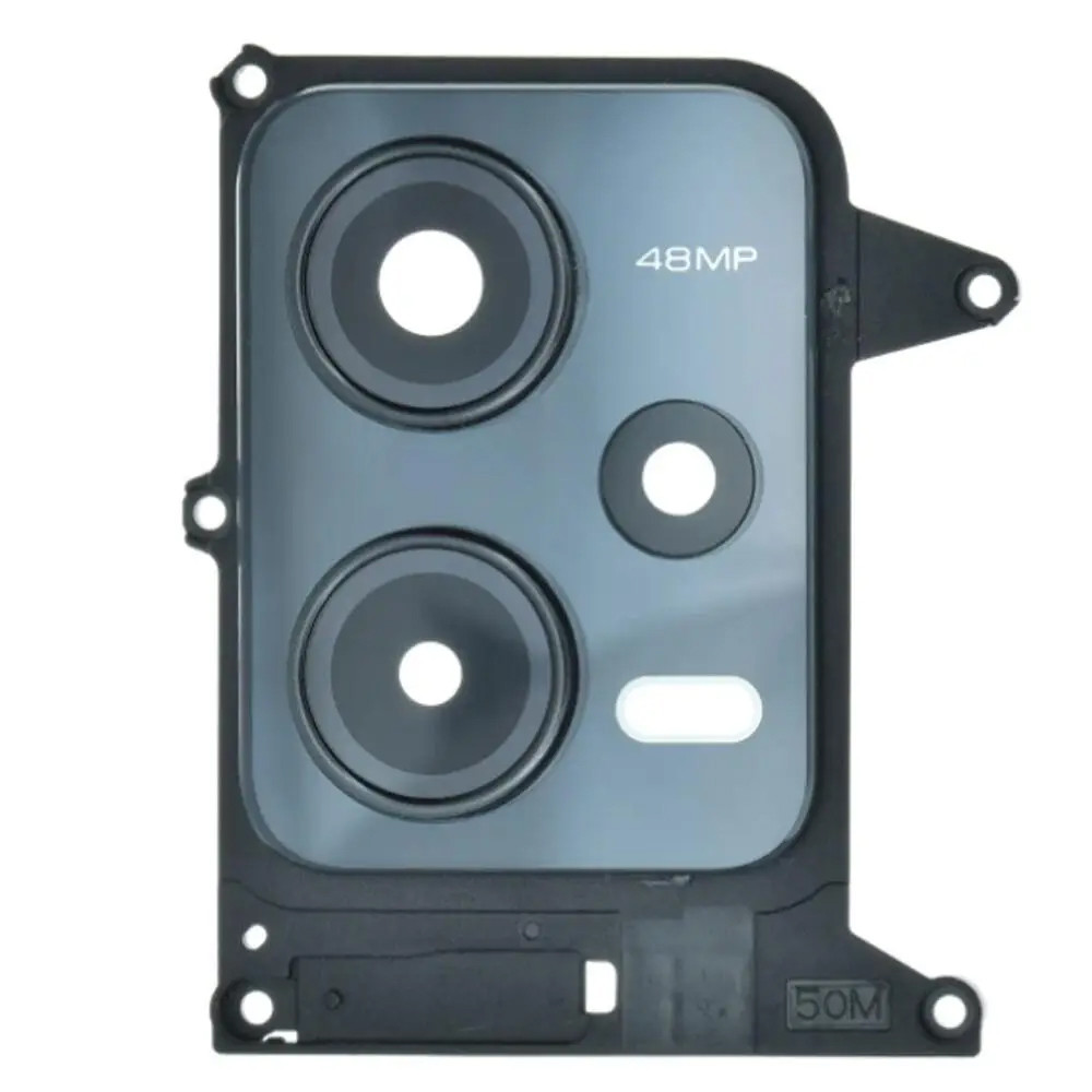 Скло камери Xiaomi Redmi Note 12 5G (зі сріблястою рамкою), фото 1