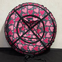 Тюбінг 100см з камерою ( ватрушка, надувні сані, шайба, таблетка для снігу)