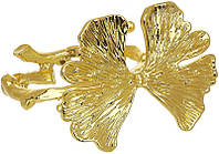 Комплект перстень для серветок Table-Shine Лист Гінкго металеві для сервірування столу прикраса для свята (566185)