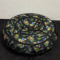 Тюбінг 120см з камерою ( ватрушка, надувні сані, шайба, таблетка для снігу)