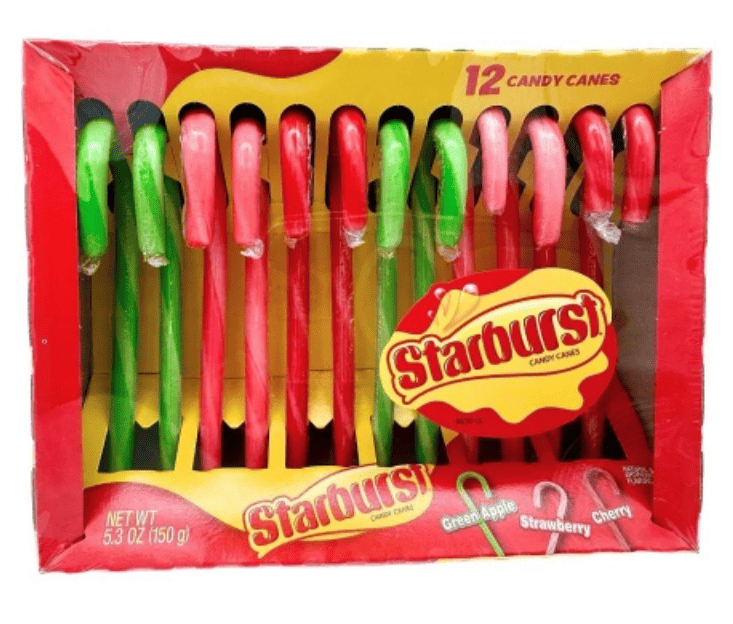 Льодяники-тростини Starburst Candy Canes 150г, фото 1
