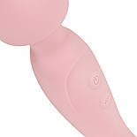 Вібромасажер Good Vibes Only — SIMI Double-Sided Wand Vibrator Soft Silicone — Pink, фото 6