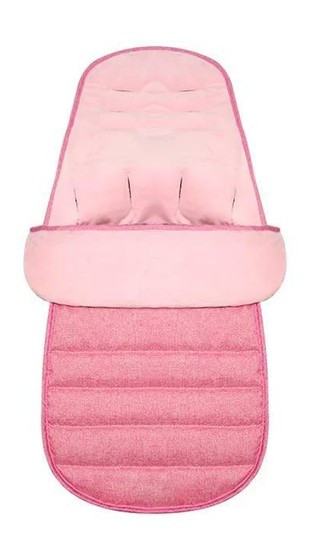 Конверт зимовий дитячий в коляску 3 в 1 -Вкладиш(чохол для коляски)-Чохол для санок -Спальний мішок флісовий Рожевий KT7004901, фото 1