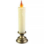 Свічка Led довга (золота) 24см