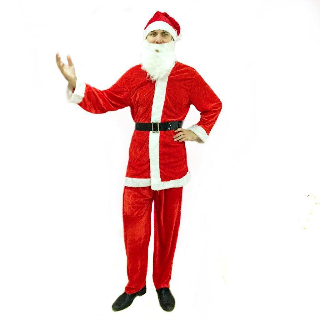 Костюм Діда Мороза велюр (дорослий)