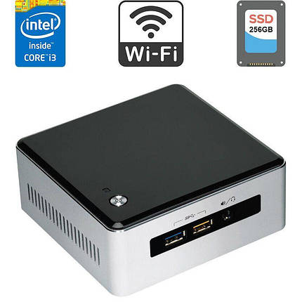 Неттоп Intel NUC NUC5i3RYH USFF/ Core i3-5010U/ 8 GB RAM/ 256 GB SSD/ HD 5500, фото 1