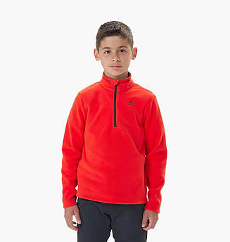 Кофта флісова дитяча QUECHUA червона MH100 8645482, Червоний, Розмір (EU) — 152 cm