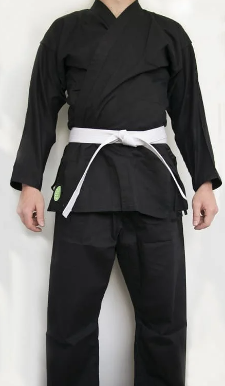 Кімоно карате GREEN HILL CLUB щільність 350 мг/cm2 100% бавовна чорний, фото 1