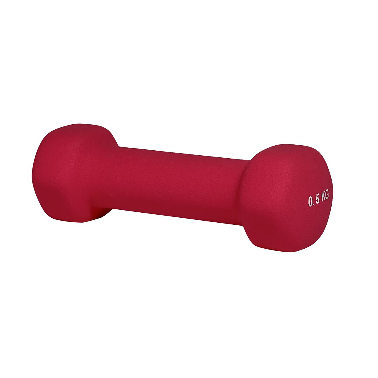 Гантель неопренова Stein 0,5 кг/шт/ червона