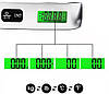 Ваги для багажу електронні портативні кантерні 50 кг з термометром, підсвічуванням та функцією тари, фото 8