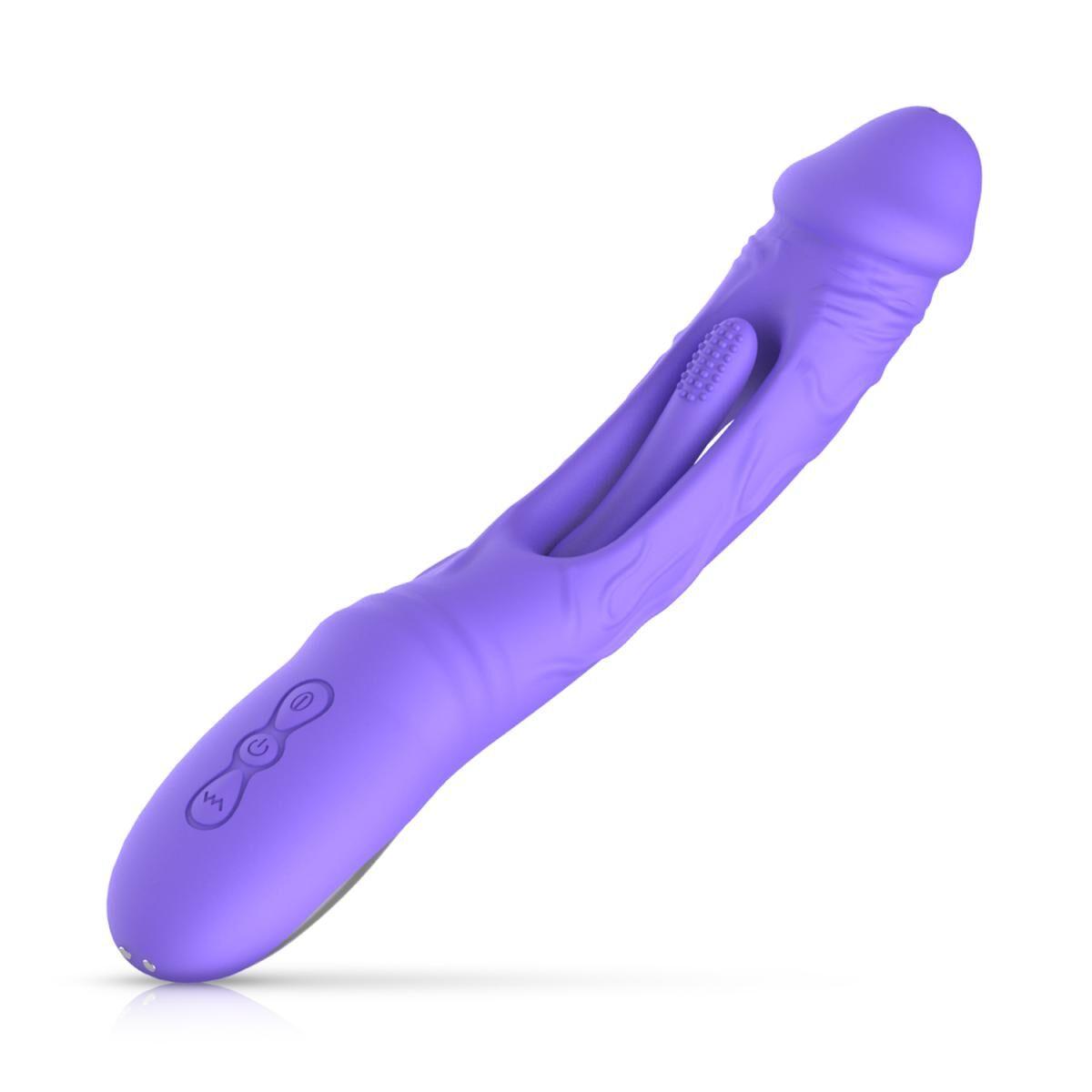 Вибратор Good Vibes Only - Flax Vibrating Dildo with G-Spot Stimulator
