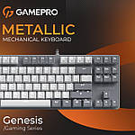 Клавіатура GamePro Genesis Metallic MK110G Outemu Red Swithes USB Gray, фото 7