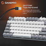 Клавіатура GamePro Genesis Metallic MK110G Outemu Red Swithes USB Gray, фото 8
