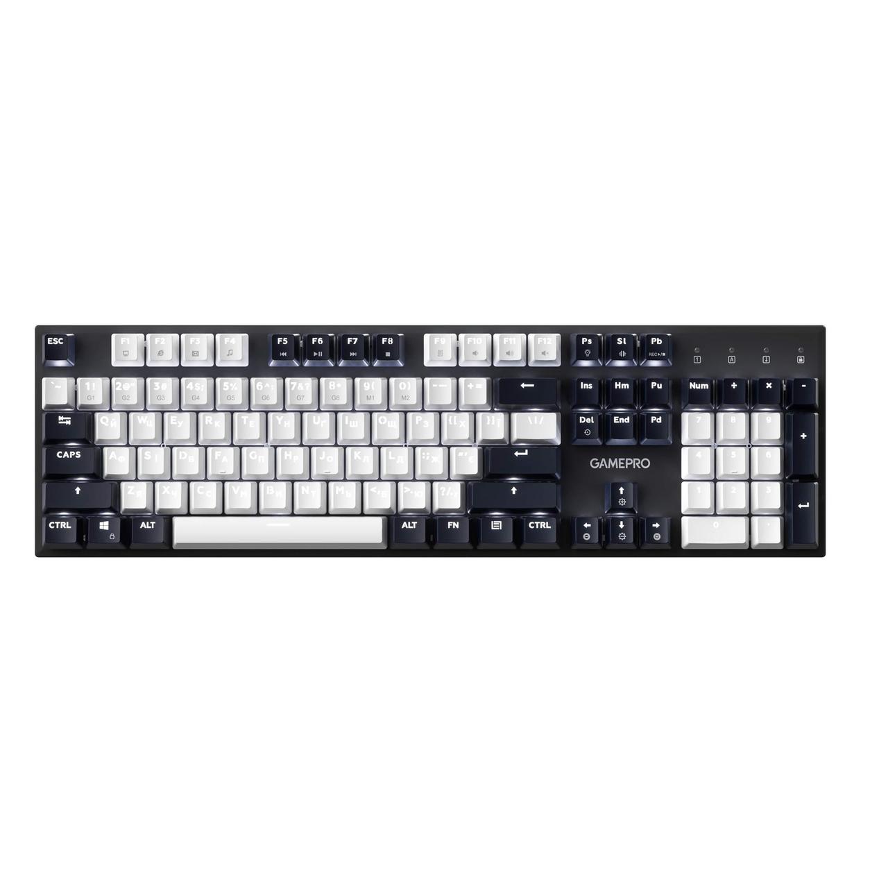 Клавіатура GamePro Genesis Metallic MK144B Outemu Red Swithes USB Black, фото 1