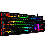 Клавіатура HyperX Alloy Origins Red RGB PBT ENG/RU Black (639N3AA), фото 8