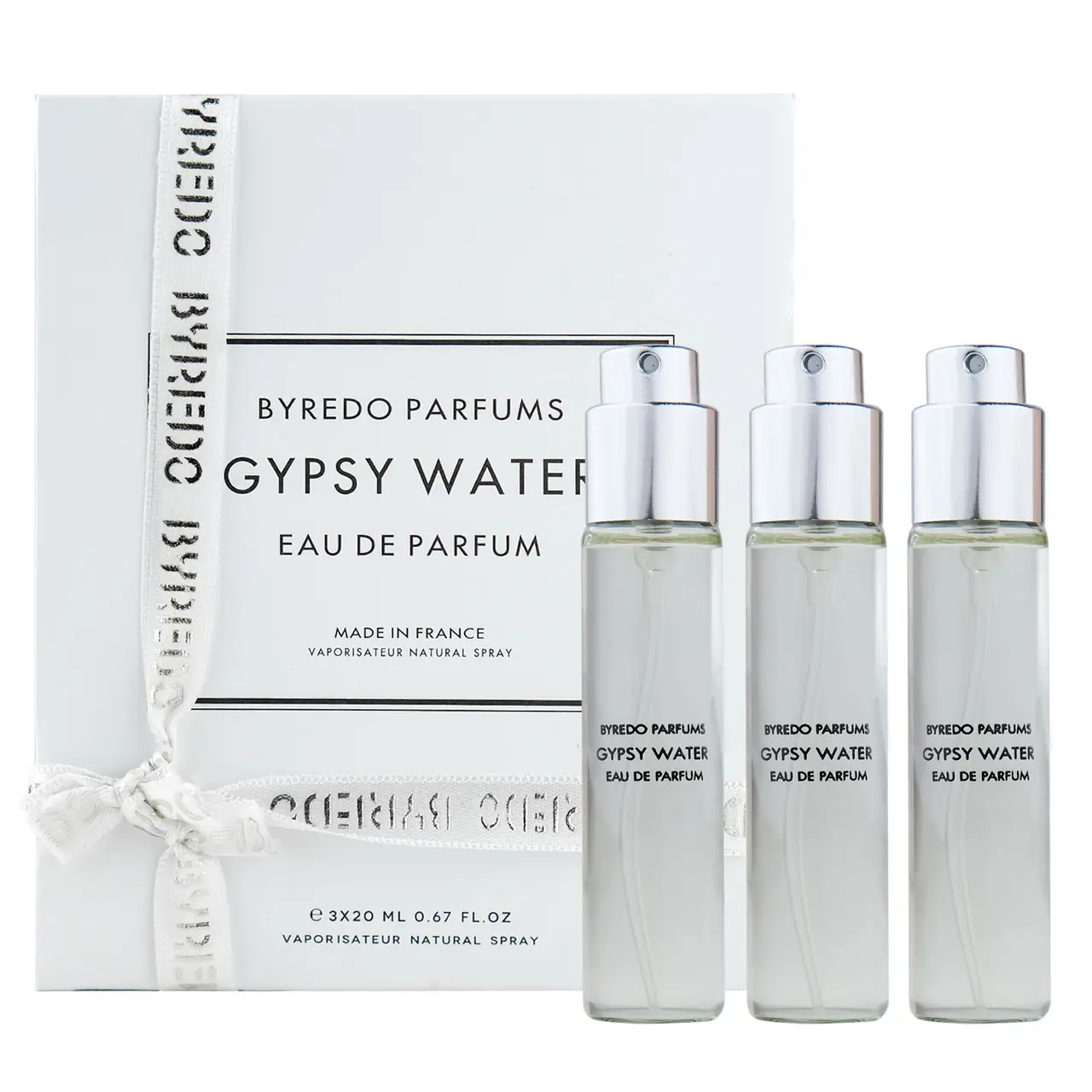 Уценка! Міні-набір унісекс Byredo Gypsy Water 3x20 мл (Original Quality) недолив, фото 1
