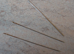 Бісерна голка №12 упаковка 20 шт