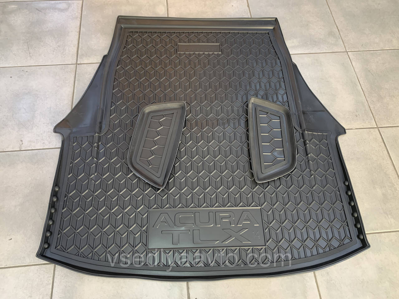Килимок у багажник Acura TLX з 2014- (Avto-gumm) Пластик + гума, фото 1