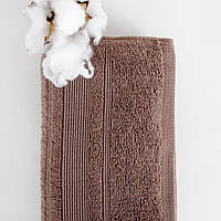 Бавовняний рушник для тіла 70*140 см, 550 г/м2 Fancy ТЕП Коричневий (2569070140)