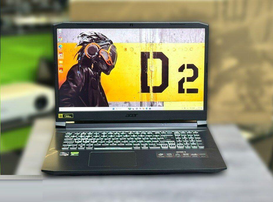 Б/в Ігровий ноутбук Acer Nitro 5 AN515-41 17.3" 1920x1080| Ryzen 5 5600H| 16GB RAM| 512GB SSD| RTX 3070 8GB