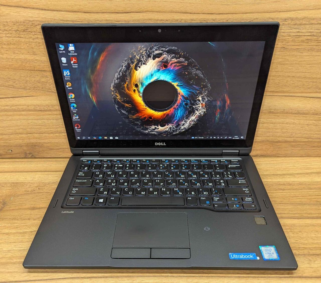 Б/в Нетбук-трансформер Dell Latitude 5289 12.5" 1920x1080 Сенсорний| Core i5-7300U| 8 GB RAM| 256 GB SSD| HD 620