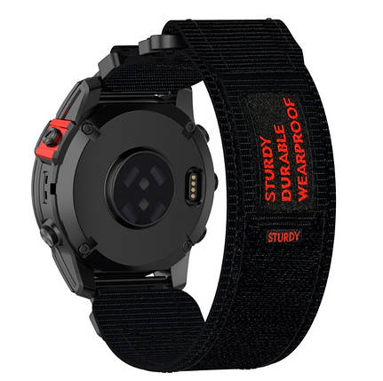 Ремешок Nylon ArmorStandart Scout для Garmin 26 mm Black (ARM85700), фото 2