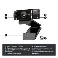 Веб-камера Logitech C922 Pro Stream Black