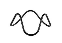 Підставка для тарілок банкетна DR Black трикутна (79814 Море мала)