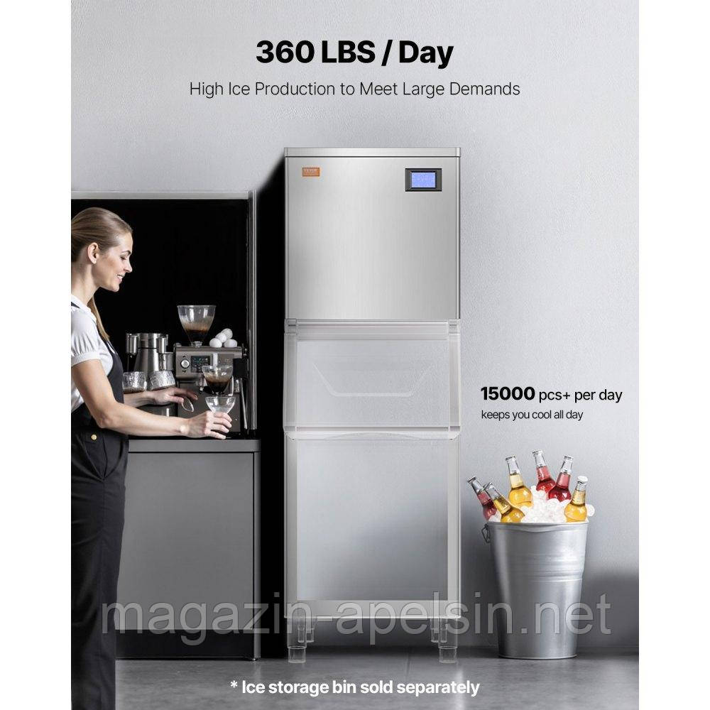 VEVOR Ice Machine Head Ice Cube Machine Ice Maker (Тільки головка) 163 кг/день