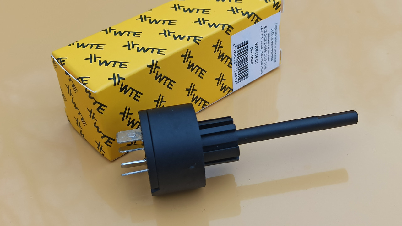 Вимикач обертів печі 2108, 2109, 21099, 1102, 1103 на 3 положення WTE