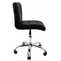 Офісне крісло Bonro B-532 чорне екошкіра на колесах з регулюванням висоти сидіння, фото 5