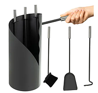 Каминні аксесуари KAMINER Набір аксесуарів і урні для каміна Loft 4в1 Каміні приладдя Комплектуючі для камінів