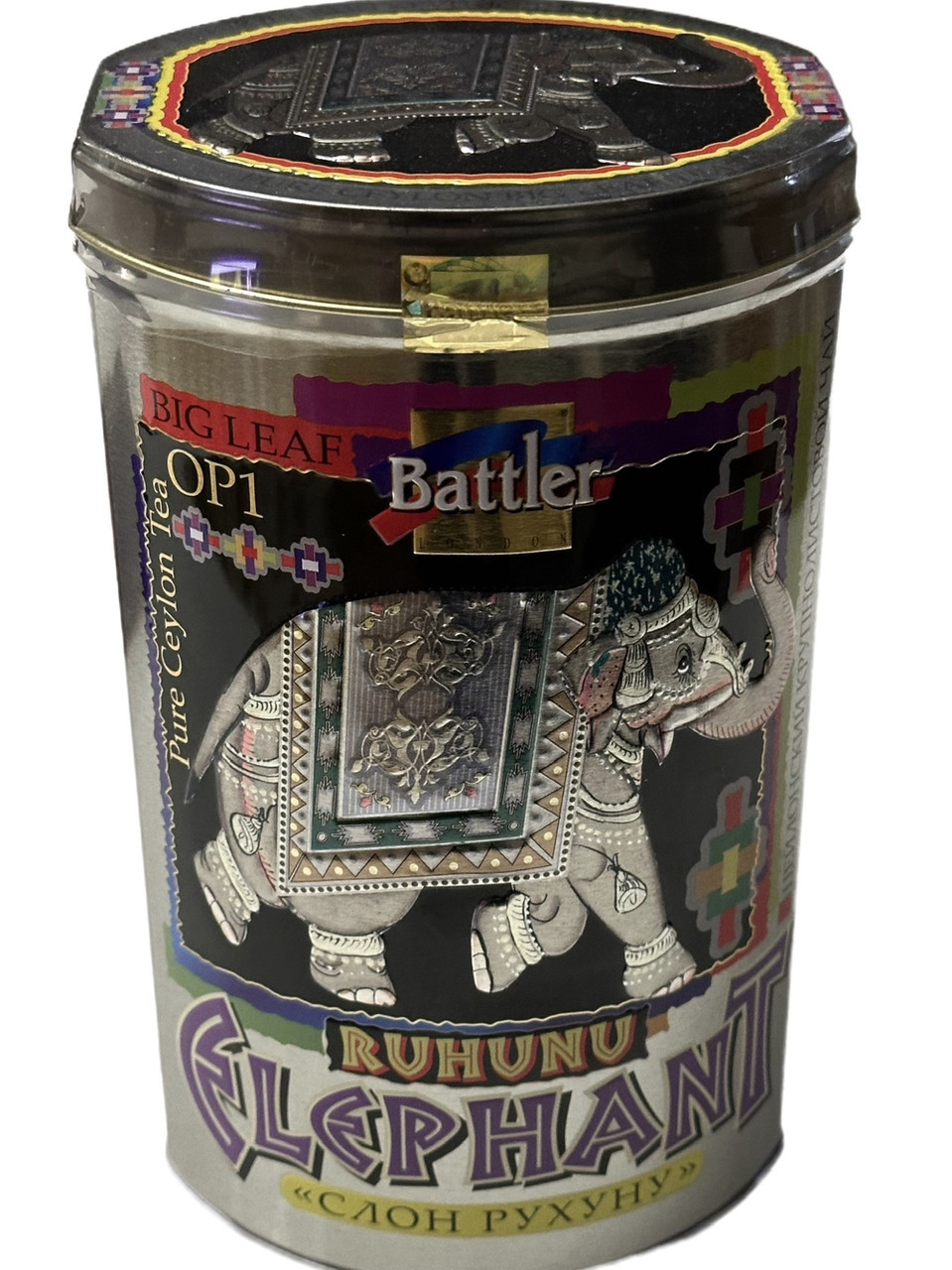 Чай чорний Battler Ruhunu Слон Рухуна 200 г. Ж/Б