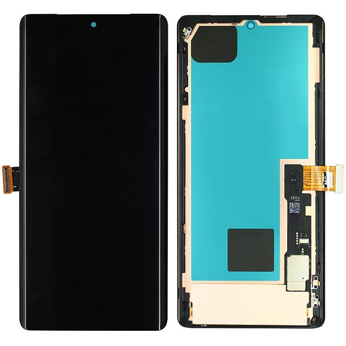 Дисплей Google Pixel 7 Pro чорний, OLED, з рамкою, фото 1