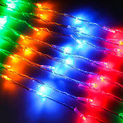 Гірлянда різдвяна Водоспад 3х1.5м на 320 світлодіодів LED гірлянда для прикраси будинків від мережі Різнокольорова