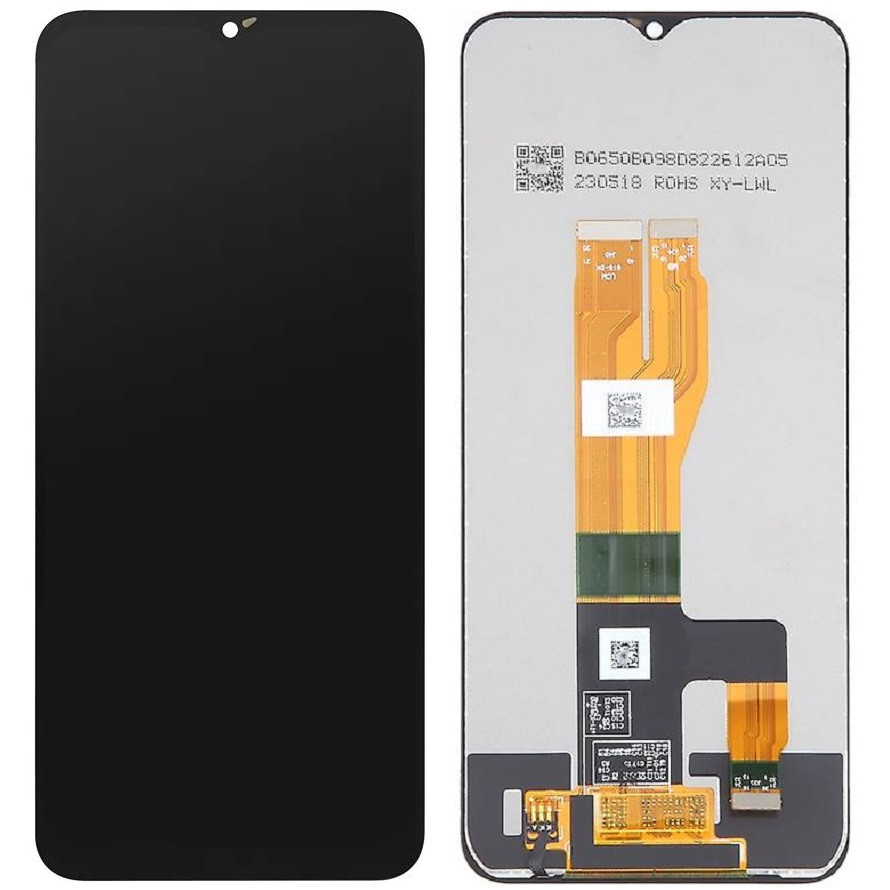 Дисплей Realme C30 /C30s /C33 /Narzo 50i Prime чорний, оригінал PRC, фото 1