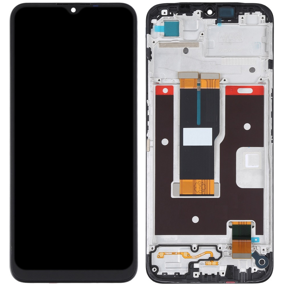 Дисплей Realme C31 чорний, оригінал PRC, з рамкою, фото 1