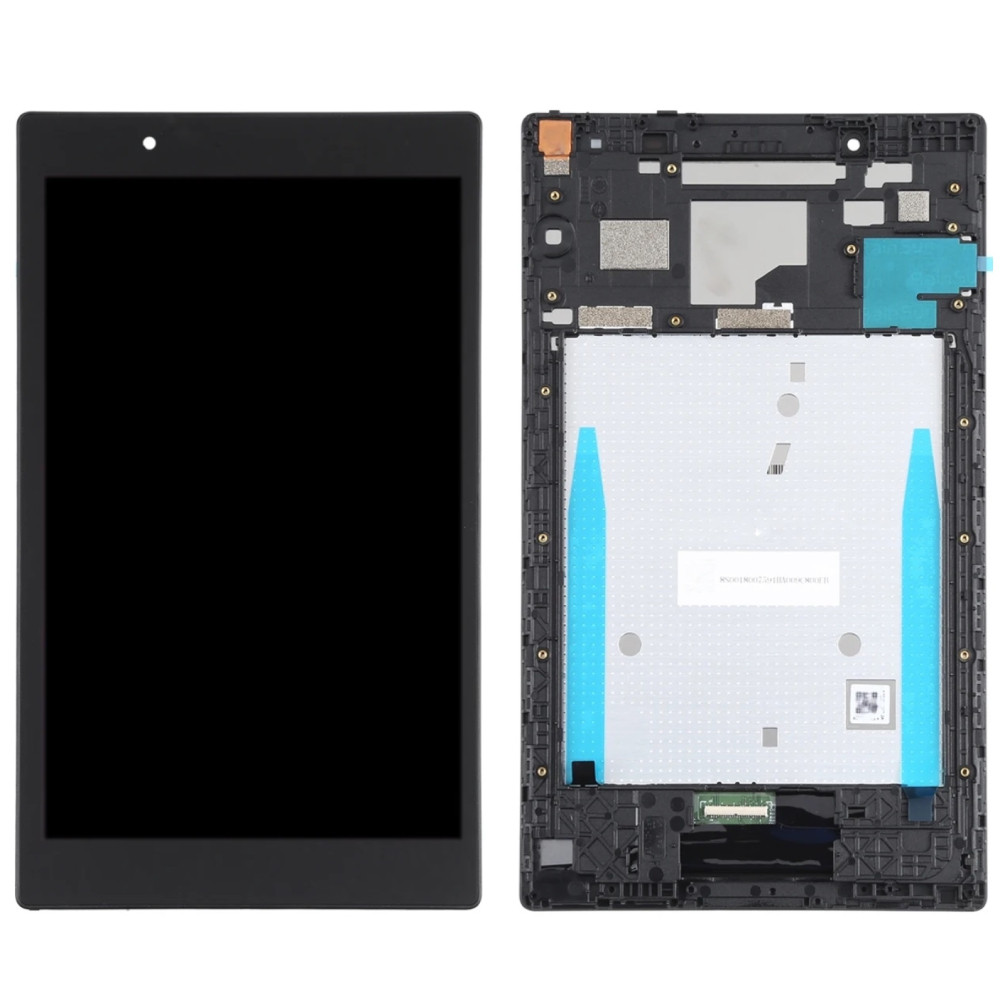 Дисплей Lenovo Tab 4 8 TB-8504X LTE /8504N чорний, з зеленим шлейфом, з рамкою, фото 1