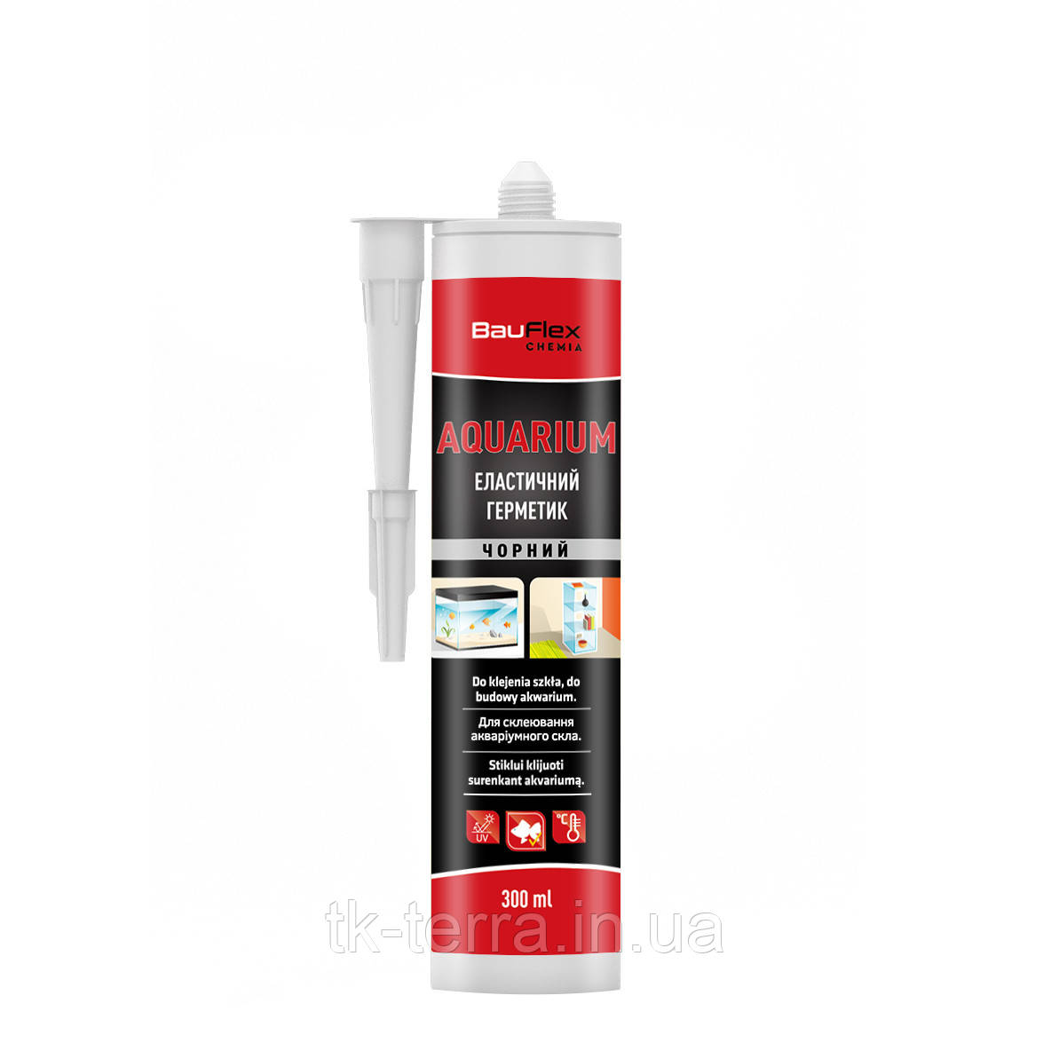 Силікон для акваріумів BAUFLEX (прозорий) 300мл., фото 1