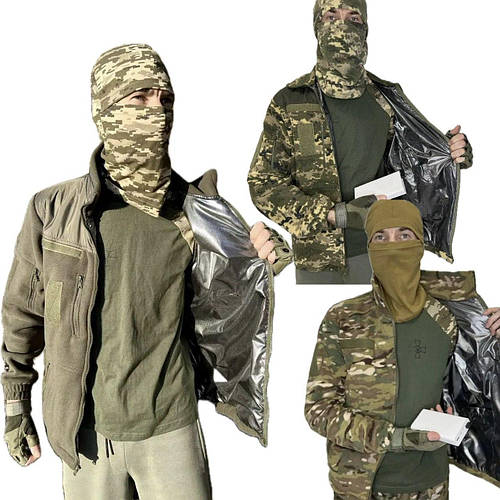 Тепла флісова кофта з підігрівом від PowerBank і технологією Omni-Heat