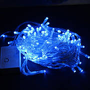 Гірлянда різдвяна Водоспад 3х1.5м на 320 світлодіодів LED гірлянда для прикраси будинків від мережі Синя