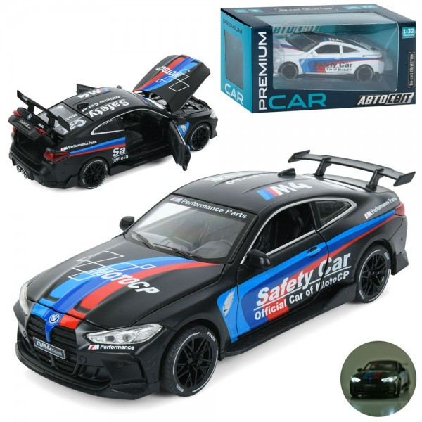 Машина металева автомодель "BMW" AP-1820,1:32, метал, інерційна, 16см, звук, світло, фото 1
