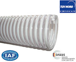 ПВХ рукав 76 мм напірно-всмоктуючий Plexiflex харчовий