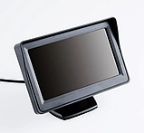 Монітор для камери заднього виду DS-4 Чорний, TFT, 2 AV входи AllInOne -market-without-queues-, фото 2